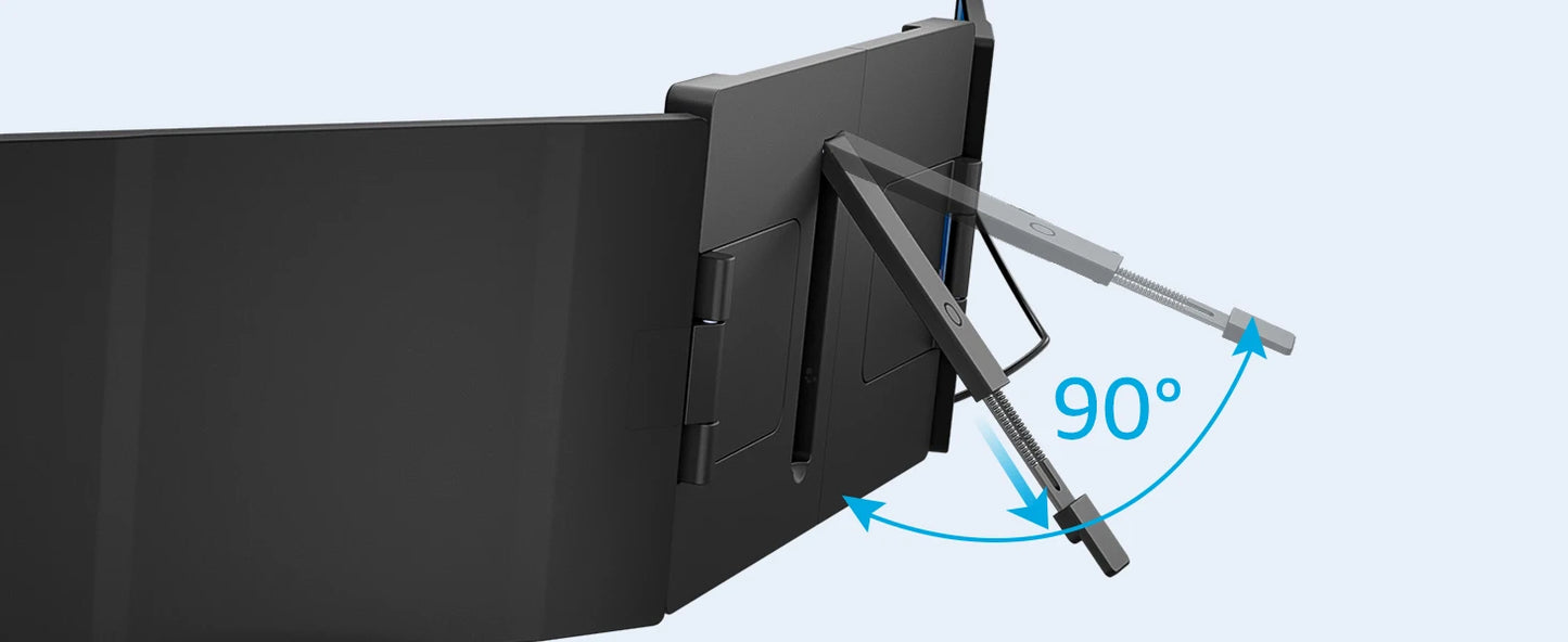 Dopesplay 14.1" Triple Portable Laptop Monitor